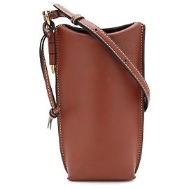 Bolsa de Ombro Loewe Anagram Gate Pocket Marrom