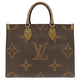 Louis Vuitton Brown Monogram Reverse Giant OnTheGo MM Brown