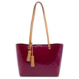 Louis Vuitton Purple Monogram Vernis Long Beach PM Otro Púrpura