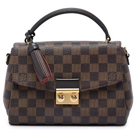 Louis Vuitton Brown Damier Ebene Croisette Marron
