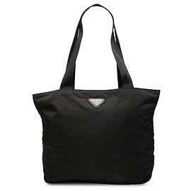 Bolso Tote Prada de Tessuto Negro Negro