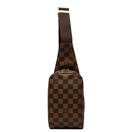Louis Vuitton Brown Damier Ebene Geronimos Marrom