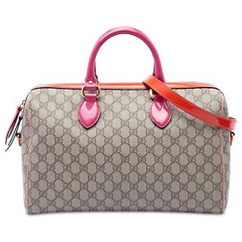 Gucci Beige Medium GG Supreme Satchel Beige