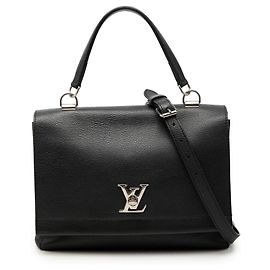 Louis Vuitton Lockme II en cuir noir Noir