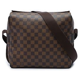 Louis Vuitton Brown Damier Ebene Naviglio Marron