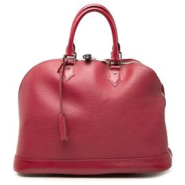Louis Vuitton Pink Epi Alma GM Rosa Outro