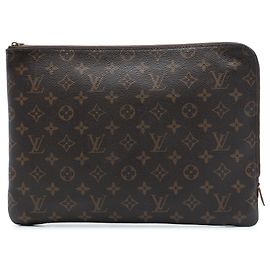 Louis Vuitton Brown Monogram Etui Voyage MM Castaño