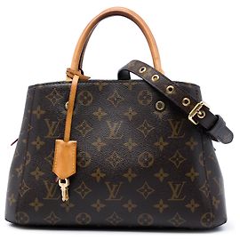 Louis Vuitton Brown Monogram Montaigne BB Brown