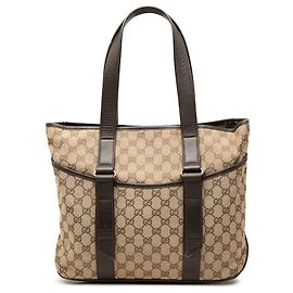 Gucci GG Canvas Tote in Beige Beige