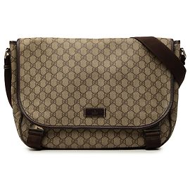 Borsa a tracolla Gucci Beige GG Supreme Beige