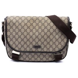 Borsa a tracolla Gucci Beige GG Supreme Beige
