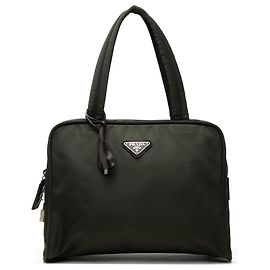 Prada Black Tessuto Handbag Black