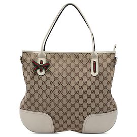 Bolsa Gucci Princy em lona GG bege Bege