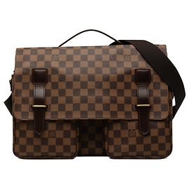 Louis Vuitton Brown Damier Ebene Broadway Castaño
