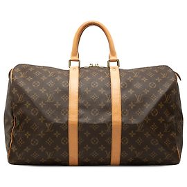 Louis Vuitton Brown Monogram Keepall 45 Brown