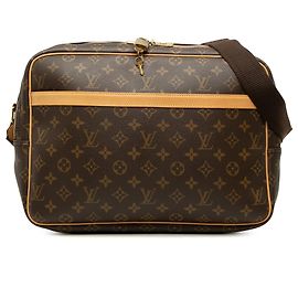 Louis Vuitton Brown Monogram Reporter GM Brown