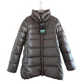 Geox Piumino Naturale Donna Argento Grigio