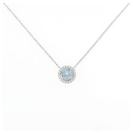 Autre Marque Collier Tiffany Soleste en aigue-marine et diamants Autre