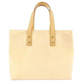 Louis Vuitton Vernis Lead PM Handbag Brown Pink Beige Other