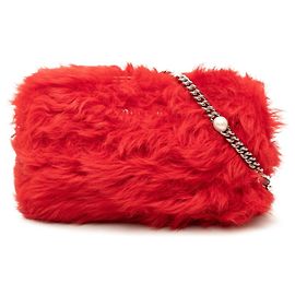 Bolsa de Ombro com Corrente Miu Miu Vermelho