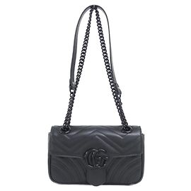 Gucci GG Marmont Shoulder Bag Black