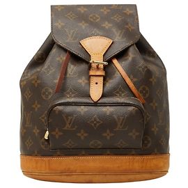 Mochila Louis Vuitton Monogram Montsouris MM Marrom