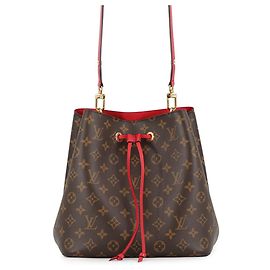 Louis Vuitton Monogram NeoNoe MM Schultertasche Rot