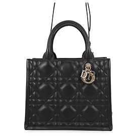 Christian Dior Dior Macro Cannage Book Tote Nero