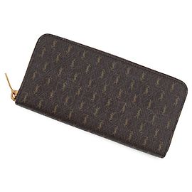 Cartera larga Yves Saint Laurent Castaño