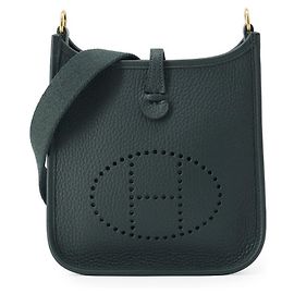 Hermès Sac à épaule Hermes Evelyne TPM Vert clair