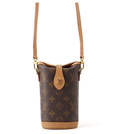 Louis Vuitton Monogram Fold Me Schultertasche Braun