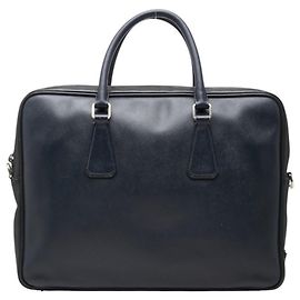 Borsa Prada con placca logo Triangle Nero
