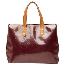 Bolsa Louis Vuitton Monogram Vernis Lead PM Bordeaux Roxo