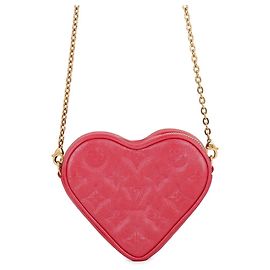 Louis Vuitton Monogram Chain Shoulder Bag Pink