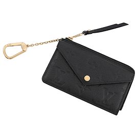 Louis Vuitton Monogram Empreinte Coin Purse Black
