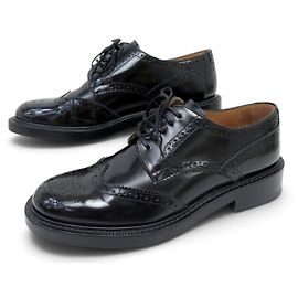Christian Dior SCARPE DIOR EVIDENCE DERBY FLEURY CAP TOE 3DE298YQD 38.5 39 IN PELLE Nero
