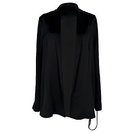 Autre Marque Blazer ouvert Galvan London en triacétate noir Noir