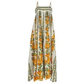 Abito Maxi Farm Rio Tropical Lightness in cotone multicolore Multicolore