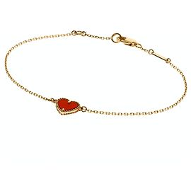 Bracciale Sweet Alhambra Cuore in Corniola Van Cleef & Arpels Altro