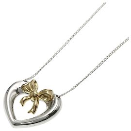 Autre Marque Tiffany & Co. Heart Ribbon Halskette Andere