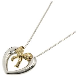 Autre Marque Tiffany & Co. Heart Ribbon Necklace Other
