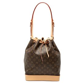 Borsa Tote Louis Vuitton Monogram Noe Marrone Beige