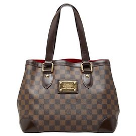 Borsa Tote Louis Vuitton Damier Hampstead PM Marrone Damier ebene