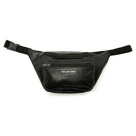 Balenciaga Graffiti Explorer Body Bag Waist Black