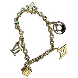 Pulsera Tiffany & Co. Números Romanos en Oro Amarillo Dorado