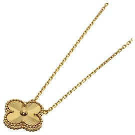 Collana Van Cleef & Arpels Vintage Alhambra Guilloché Altro