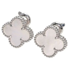 Van Cleef & Arpels Vintage Alhambra Ohrringe aus Perlmutt Andere