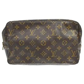 Louis Vuitton Trousse Toiletry Monogram Canvas 28 Braun