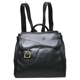 Mochila Gucci de cuero Negro