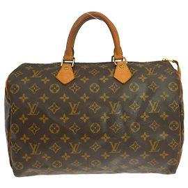Louis Vuitton Speedy Monogram Canvas 35 Marron